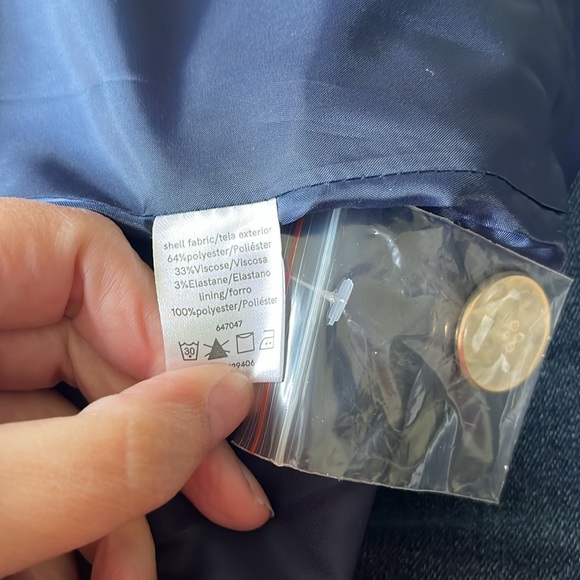 Navy blue shorts suit - Picture 8 of 9